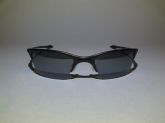 Oakley Titânio meio Fio Óculos De Sol Vintage Preto De Metal Personalizado Polarizado