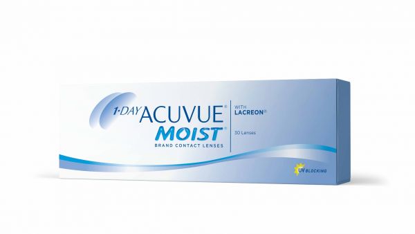 1 DAY ACUVUE MOIST CAIXA COM 30 LENTES 15 PARES DO MESMO GRAU