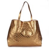 Bolsa Shop Bag Feminina Capodarte 4601394M - Bronze