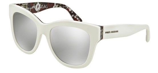 ÓCULOS DOLCE E GABBANA MAMA BROCADE 4270 BRANCO