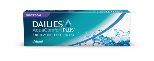 DAILIES AQUACOMFORT PLUS MULTIFOCAL CAIXA COM 30 LENTES 15 PARES DO MESMO GRAU