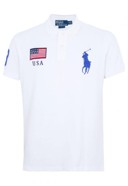 Camisa Polo Ralph Lauren USA Branca