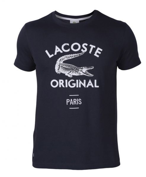 Camiseta T-Shirt Lacoste Original Azul Marinho