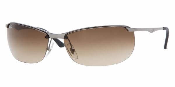 RAY-BAN RB3390  GUNMETAL BROWN GRADIENT (004/13)