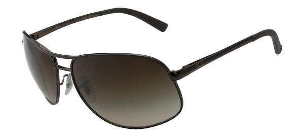 ÓCULOS RAY BAN RB3387/64 MARROM DEGRADÊ