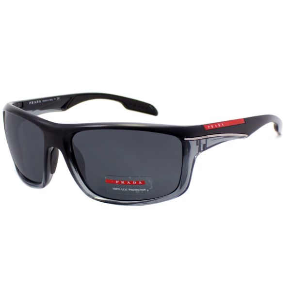 Prada Linea Rossa Eyewear SPS 01N Translucido/Fosco Lente Cinza