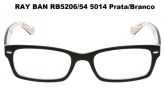RAY BAN RB5206/54 5014 Prata/Branco