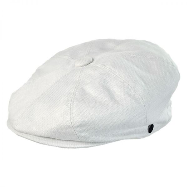 Cotton Pique Newsboy Cap-Boina