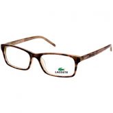 Óculos de Grau Feminino Lacoste L2602 Marrom Mesclado Acetato Médio