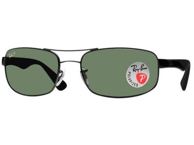 Ray Ban Metal Médio RB3445 Preto Brilho Polarizado