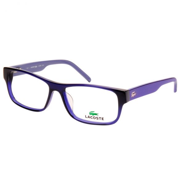 Armação Óculos de Grau Lacoste L2660 Acetato Médio Azul Escuro Brilho