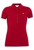 Lacoste Camisa Polo Lacoste Slim Vinho