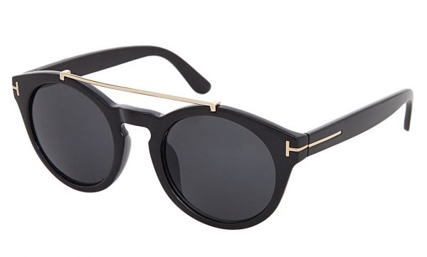 Óculos Solar Feminino Preto em Acetato