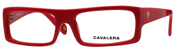 Armação Óculos de Grau Cavalera CV21144 Acetato Vermelho