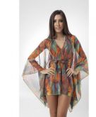 Saída de praia modelo kaftan Fire