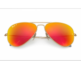 Óculos de sol Ray ban espelhado laranja 0RB3025 112/4D 58-14