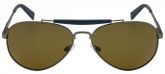 óculos de sol nautica Aviador  N5114S - Polarizado - Prata/Azul Fosco - 200/58