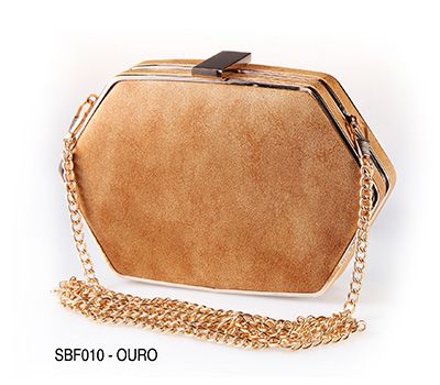 Clutch Feminina Ouro