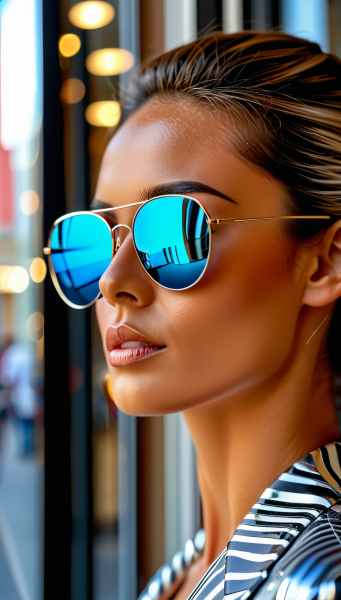 Óculos Ray Ban RB 3025 Azul Espelhado