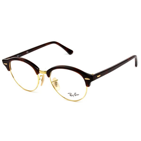 Óculos Ray Ban Clubround RX 4246 2372 49 - Grau