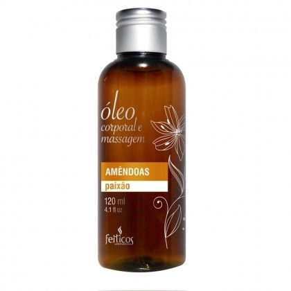 ÓLEO AROMÁTICO DE MASSAGEM AMÊNDOAS 120ML - SEX SHOP