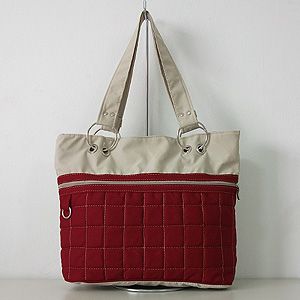 Bolsa Premium Bordô/Bege