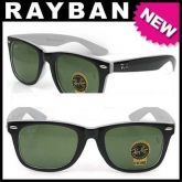 Óculos Ray Ban New Wayfarer Médio Preto com Branco RB2140