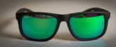Óculos Ray Ban Masculino Justin RB4165L Preto Espelhado Verde Polarizada