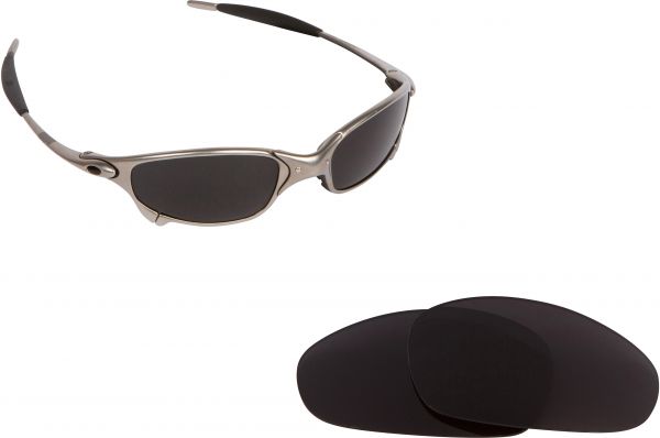 lentes de reposição para óculos de sol Oakley Preto Juliet