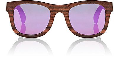 Ledbury Sunglasses ARMAÇÃO DE MADEIRA LENTE POLARIZADA ROSE