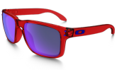 oakley customized red lente polarizada