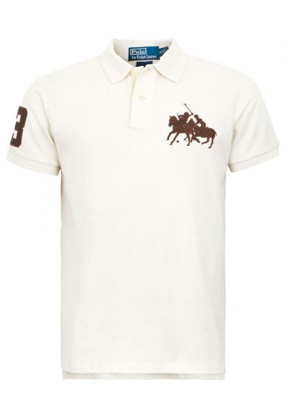 Camisa Polo Ralph Lauren Dual Match Bege