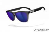 oakley frogskins sunglasses Matte Black Violet Iridium