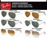 Óculos Ray Ban Aviador RB3025 181/71 Metal Unissex