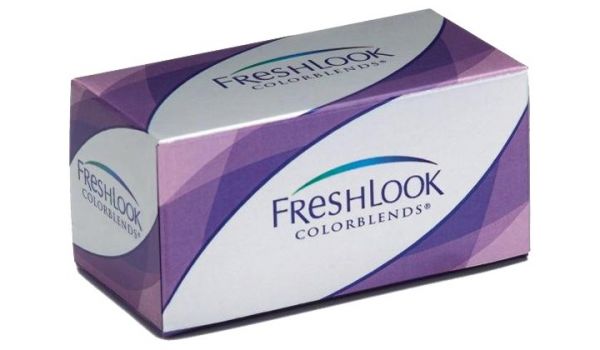 FRESHLOOK COLORBLENDS CAIXA COM 2 LENTES (1 PAR) DA MESMA COR E GRAU