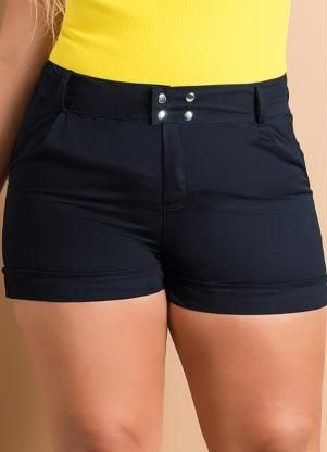 Short Preto de Alfaiataria