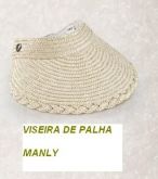 VISEIRA DE PALHA MANLY COM ABA PALHA
