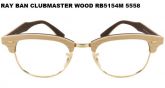 RAY BAN CLUBMASTER WOOD RB5154M 5558