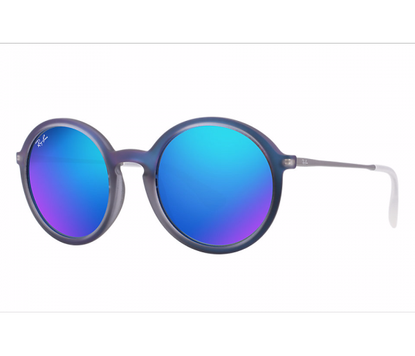 Óculos Ray Ban RB 4222 Azul Espelhado Roud Youngster