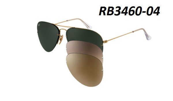 ÓCULOS DE SOL Ray Ban RB3460 TAM 59 Aviator Flip Out