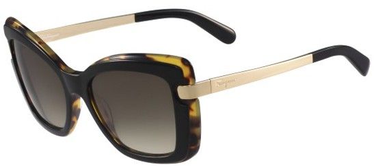 ÓCULOS DE SOL SALVATORE FERRAGAMO 814S HAVANA PRETO